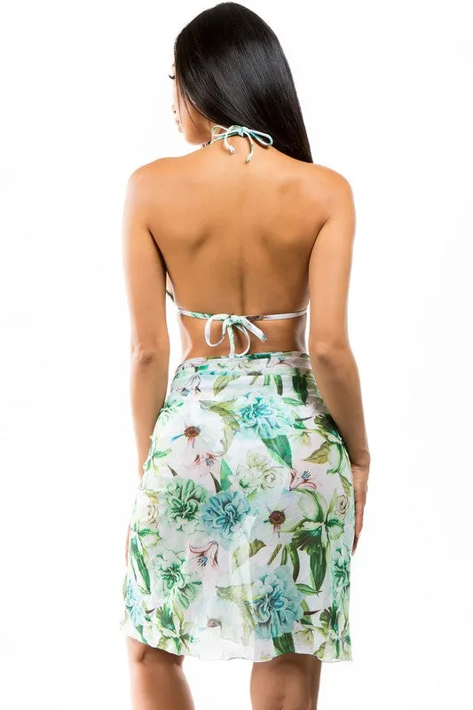 2-Piece Floral Print Bikini