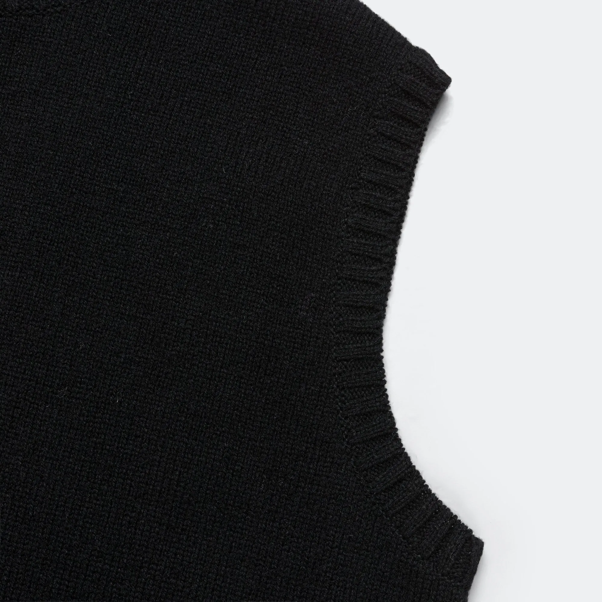 5G Wool BONE Vest - Black