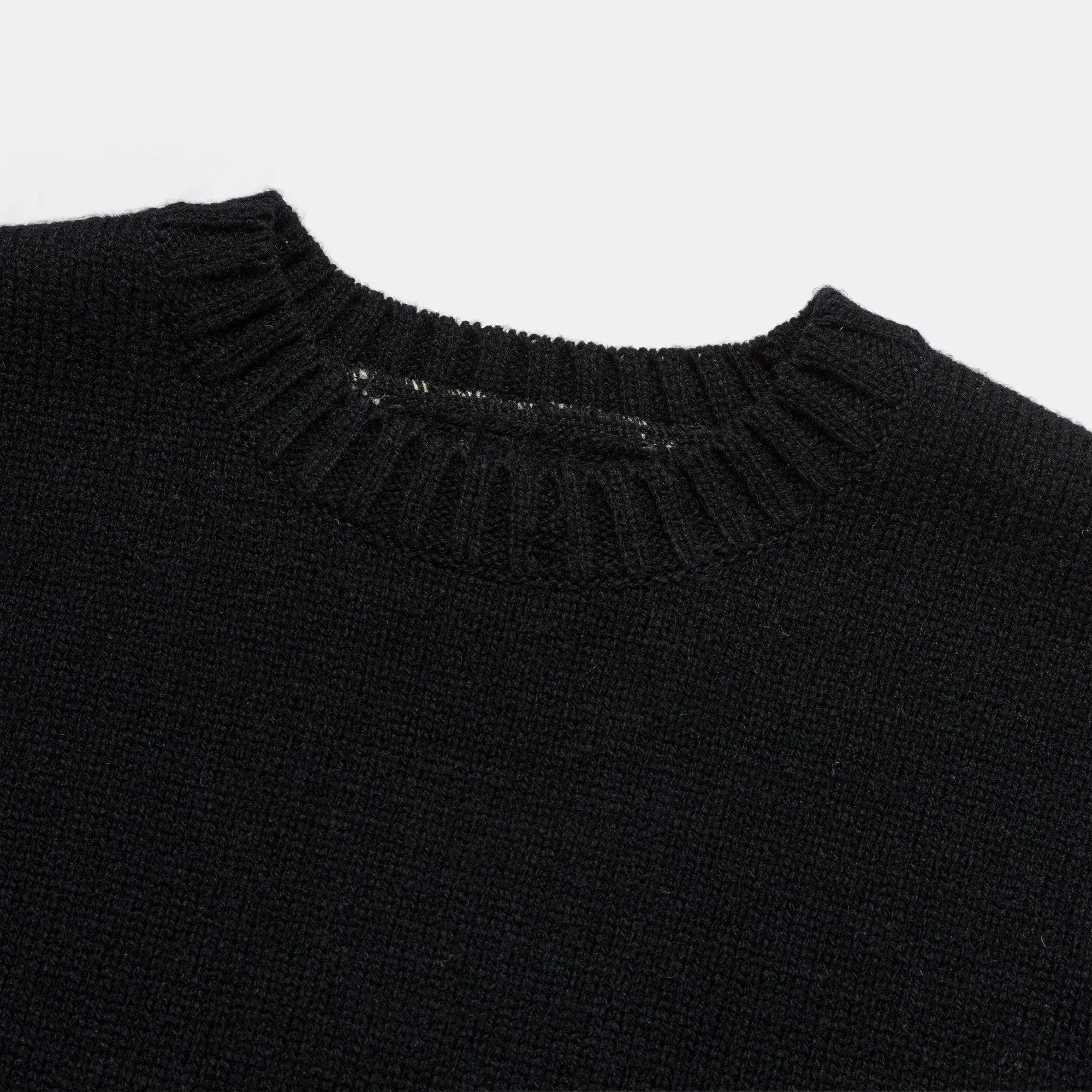 5G Wool BONE Vest - Black