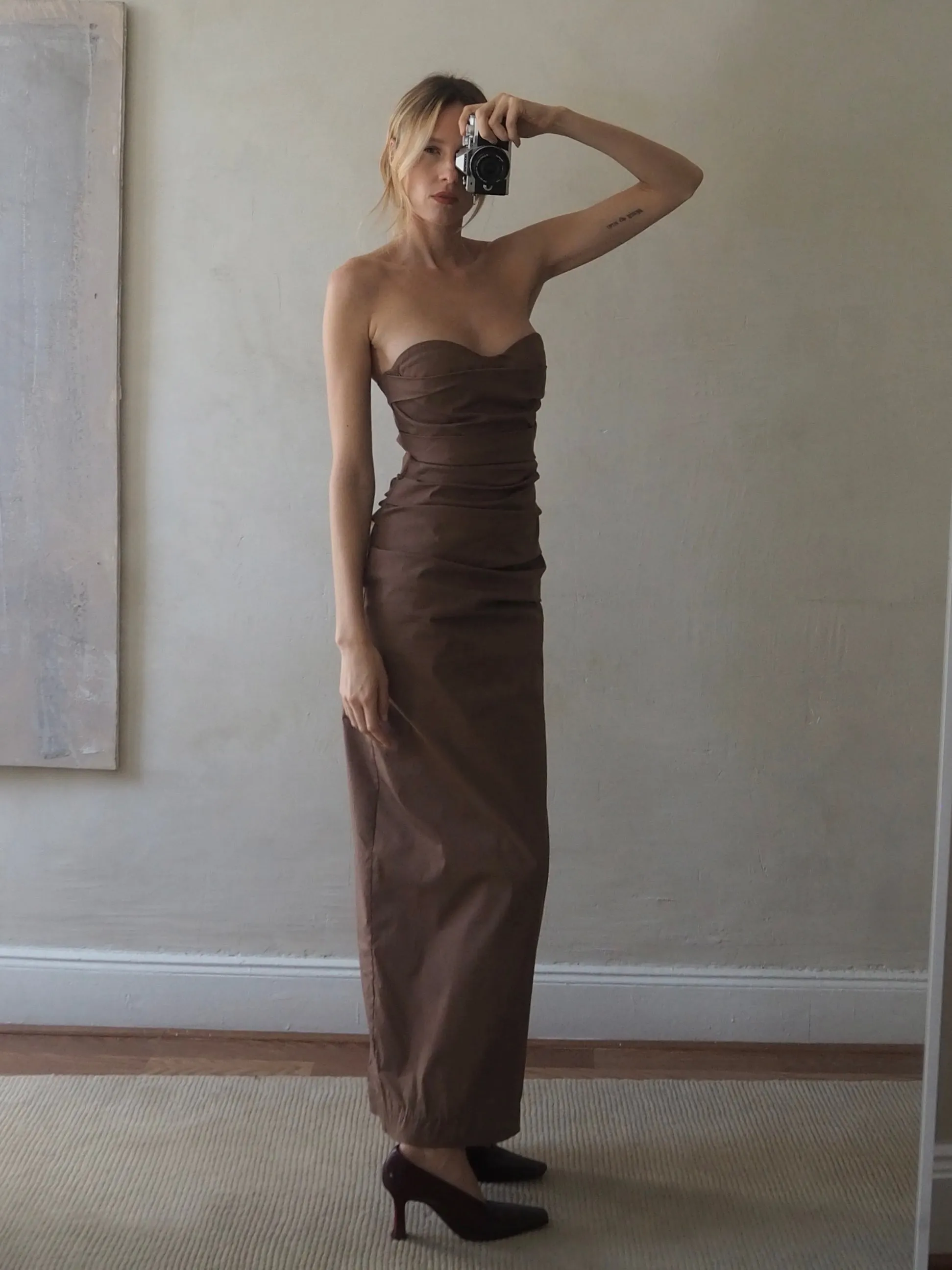 Alba Strapless Gown