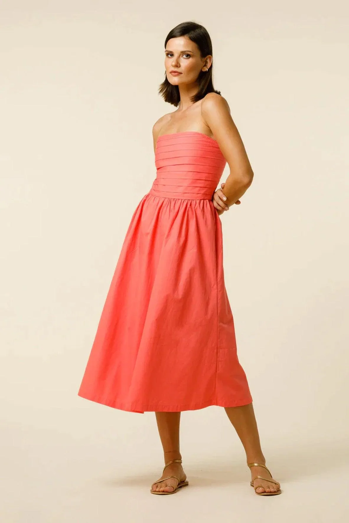 Arlo Dress in Melon