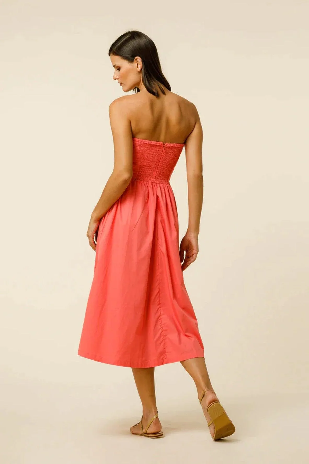 Arlo Dress in Melon