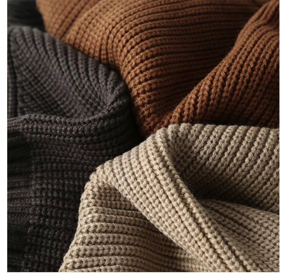 Autumn Winter Boys and Girls Solid Color Pullover Sweater Wholesale Kids Clothes