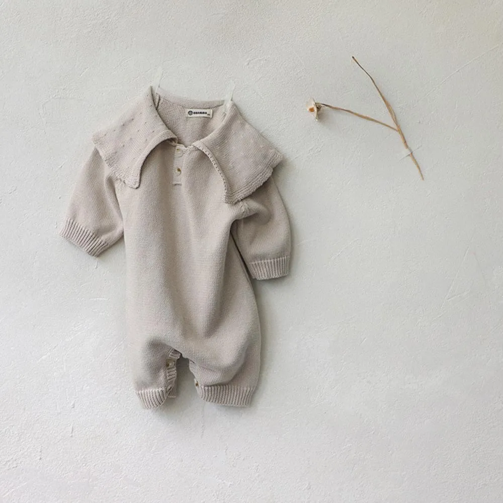 Baby Autumn Winter Sweater Jumpsuit Cotton Knitted Sweater Romper Wholesale Baby Clothes