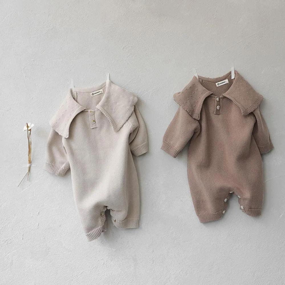 Baby Autumn Winter Sweater Jumpsuit Cotton Knitted Sweater Romper Wholesale Baby Clothes