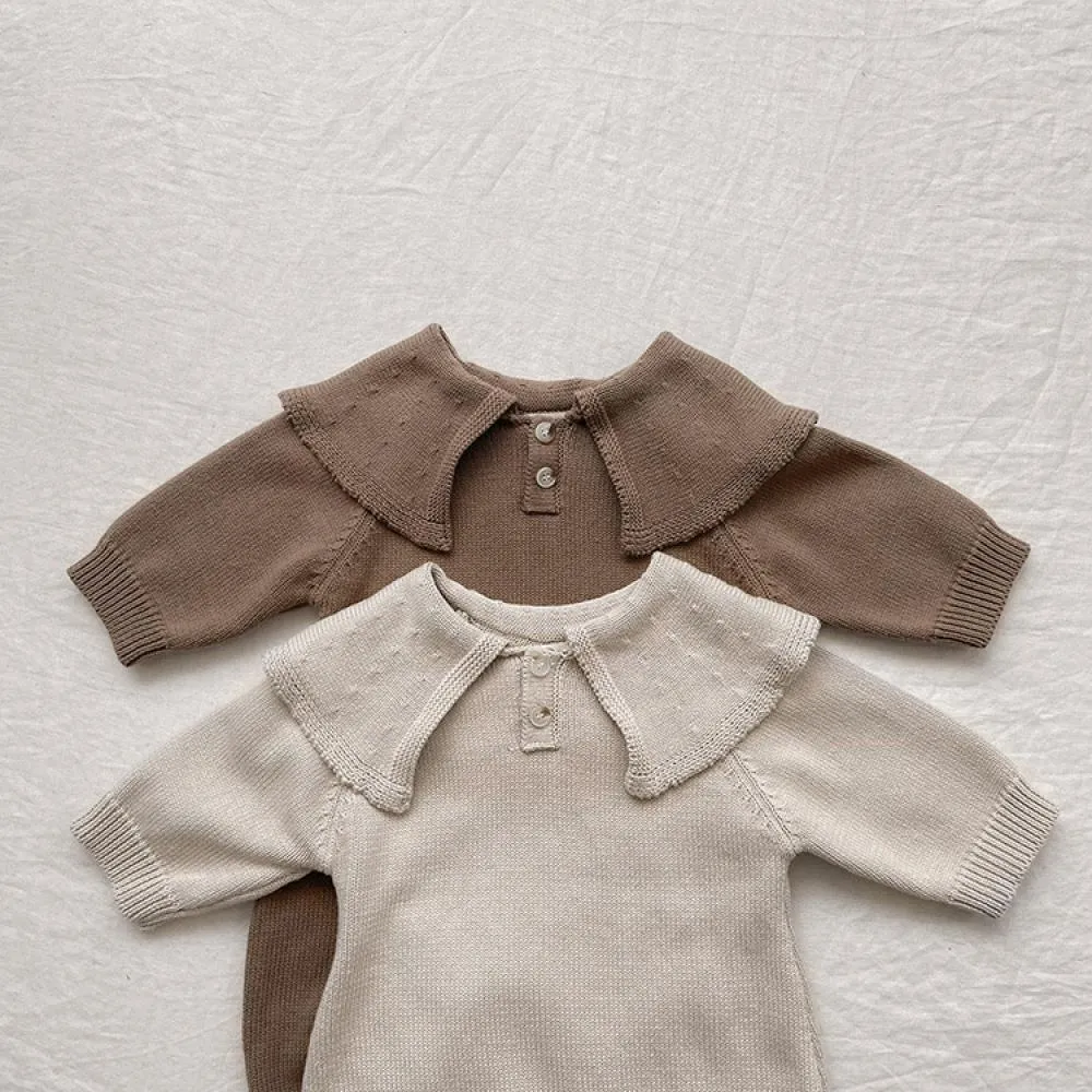 Baby Autumn Winter Sweater Jumpsuit Cotton Knitted Sweater Romper Wholesale Baby Clothes