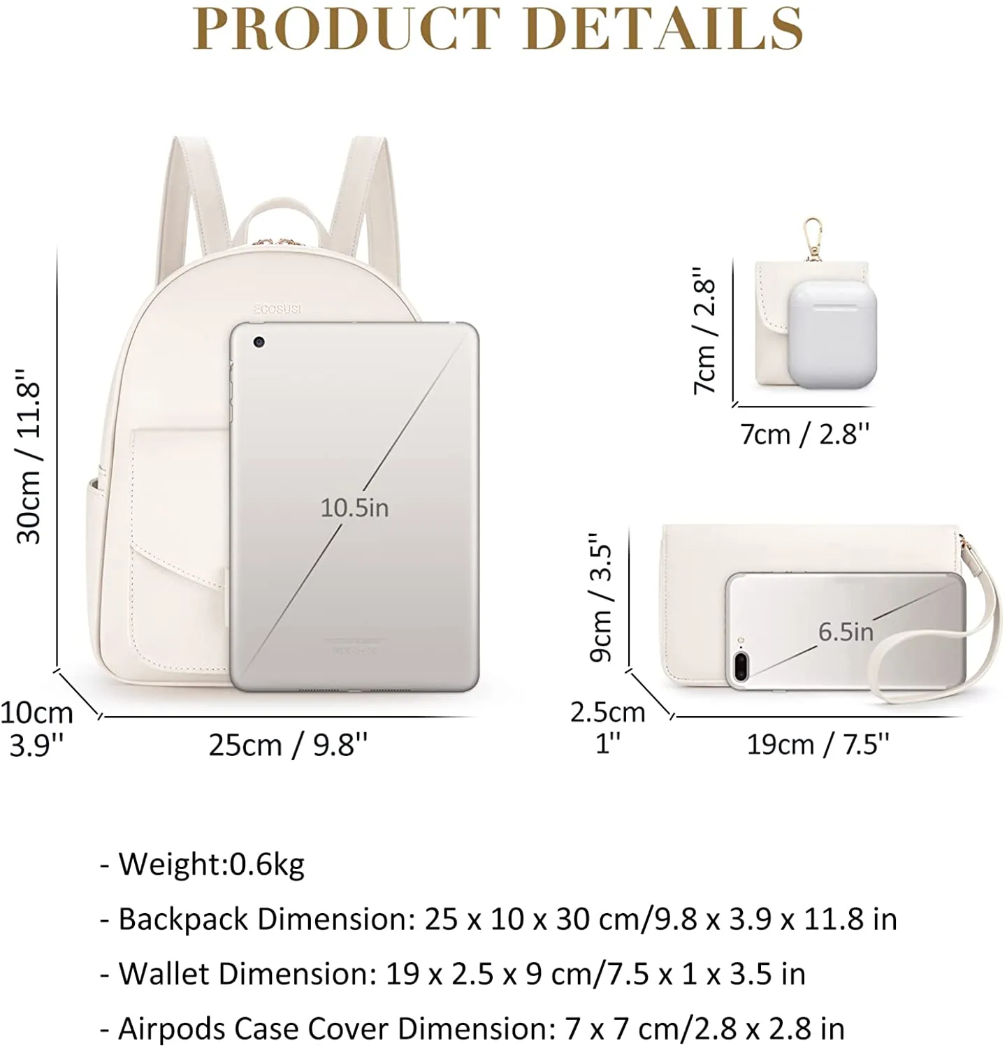 Backpack Purse Water Resistan