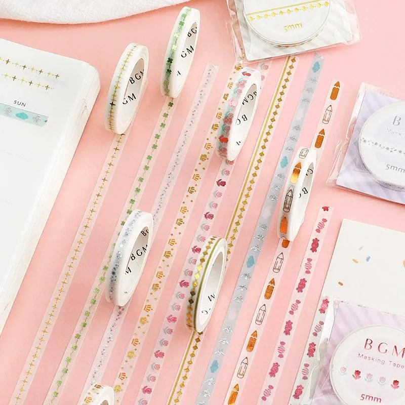 BGM Pencil Washi Tape
