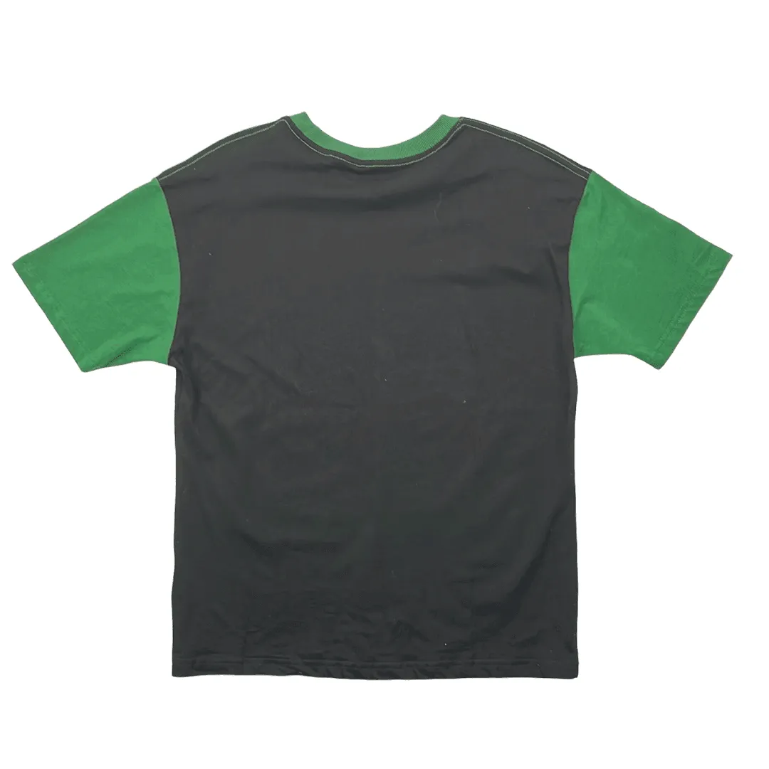 Black   Green Martine Rose Contrast Sleeve Tee - Medium