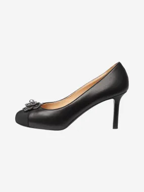 Black leather pumps - size EU 39