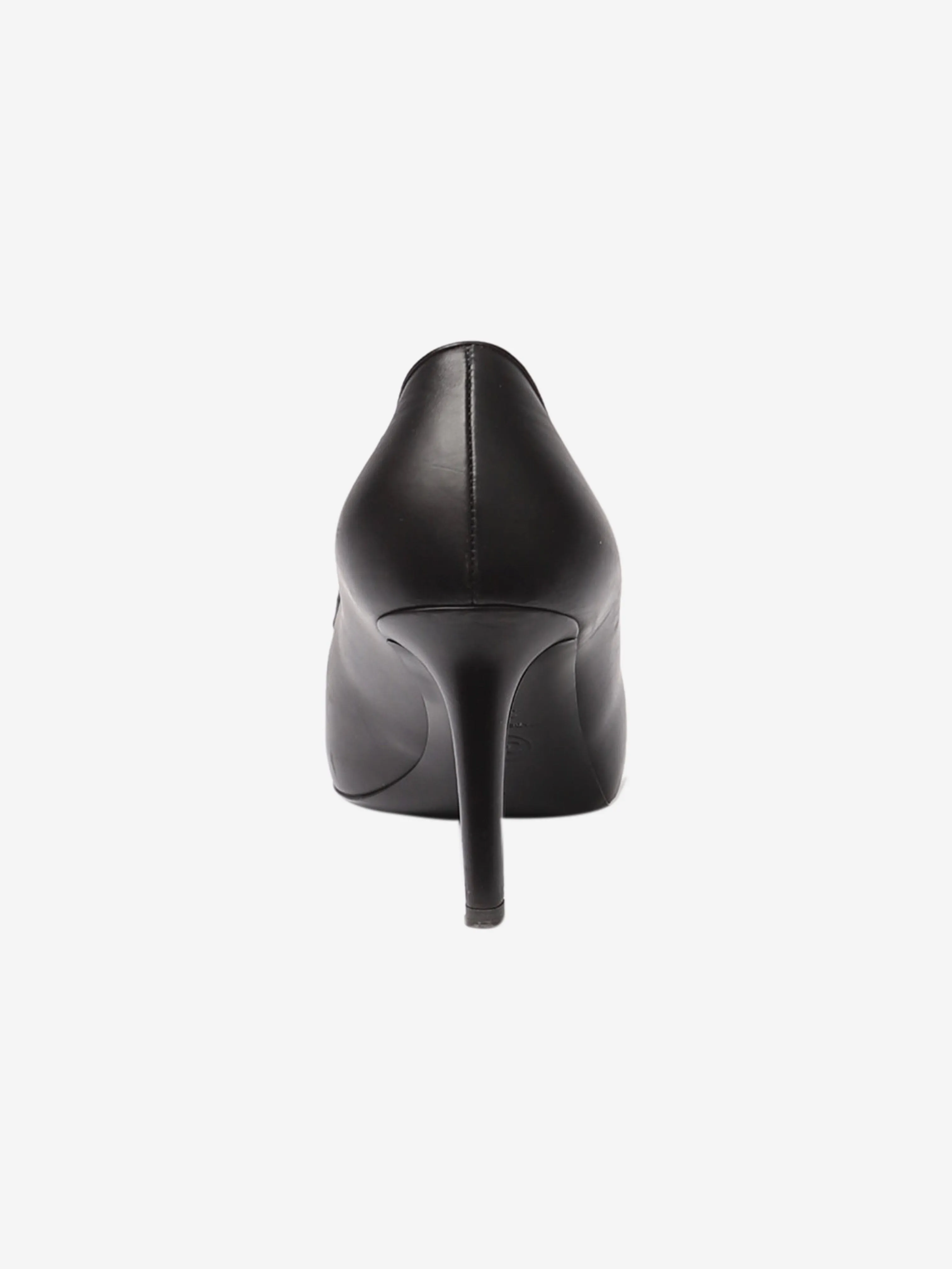 Black leather pumps - size EU 39
