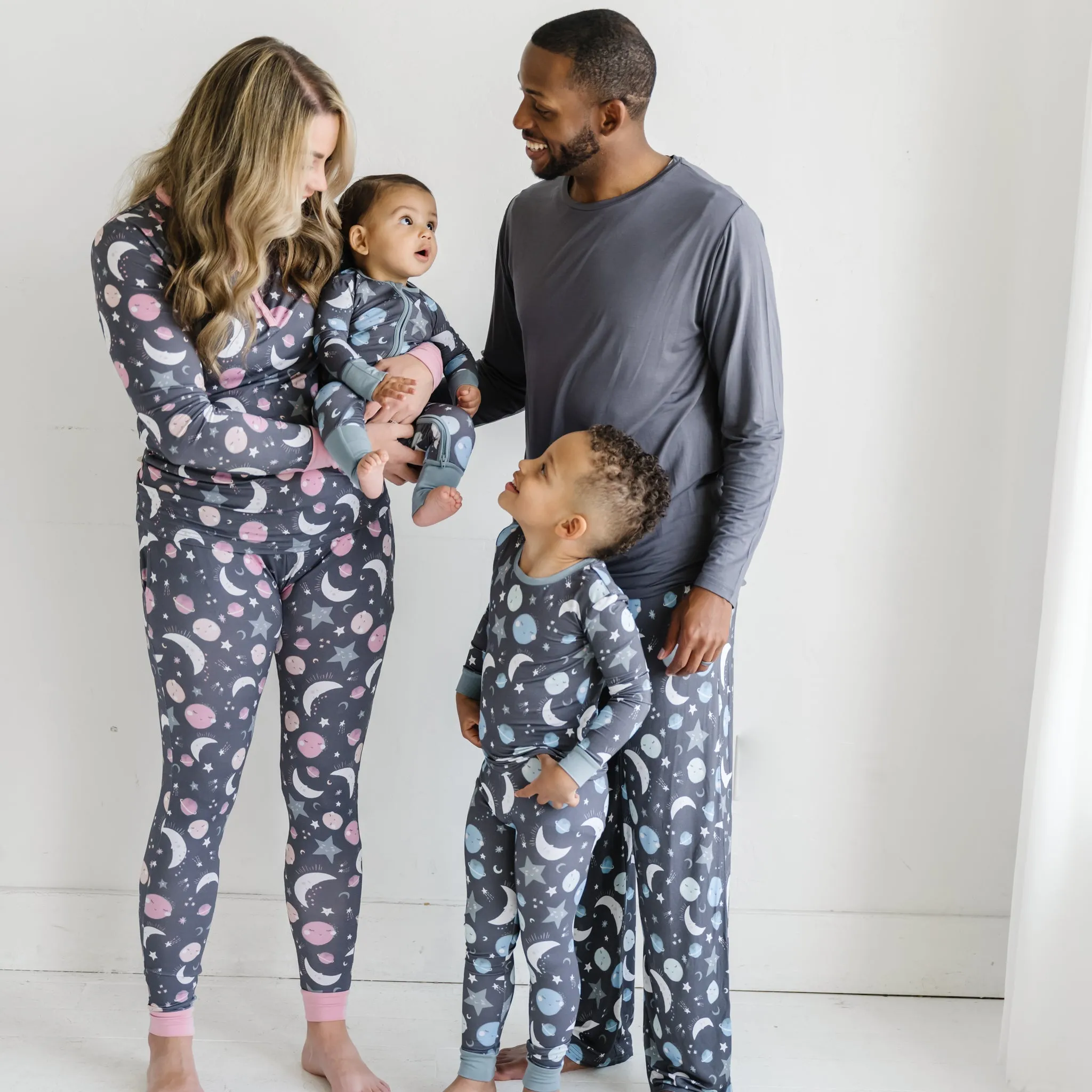 Blue To the Moon & Back Men's Pajama Pants