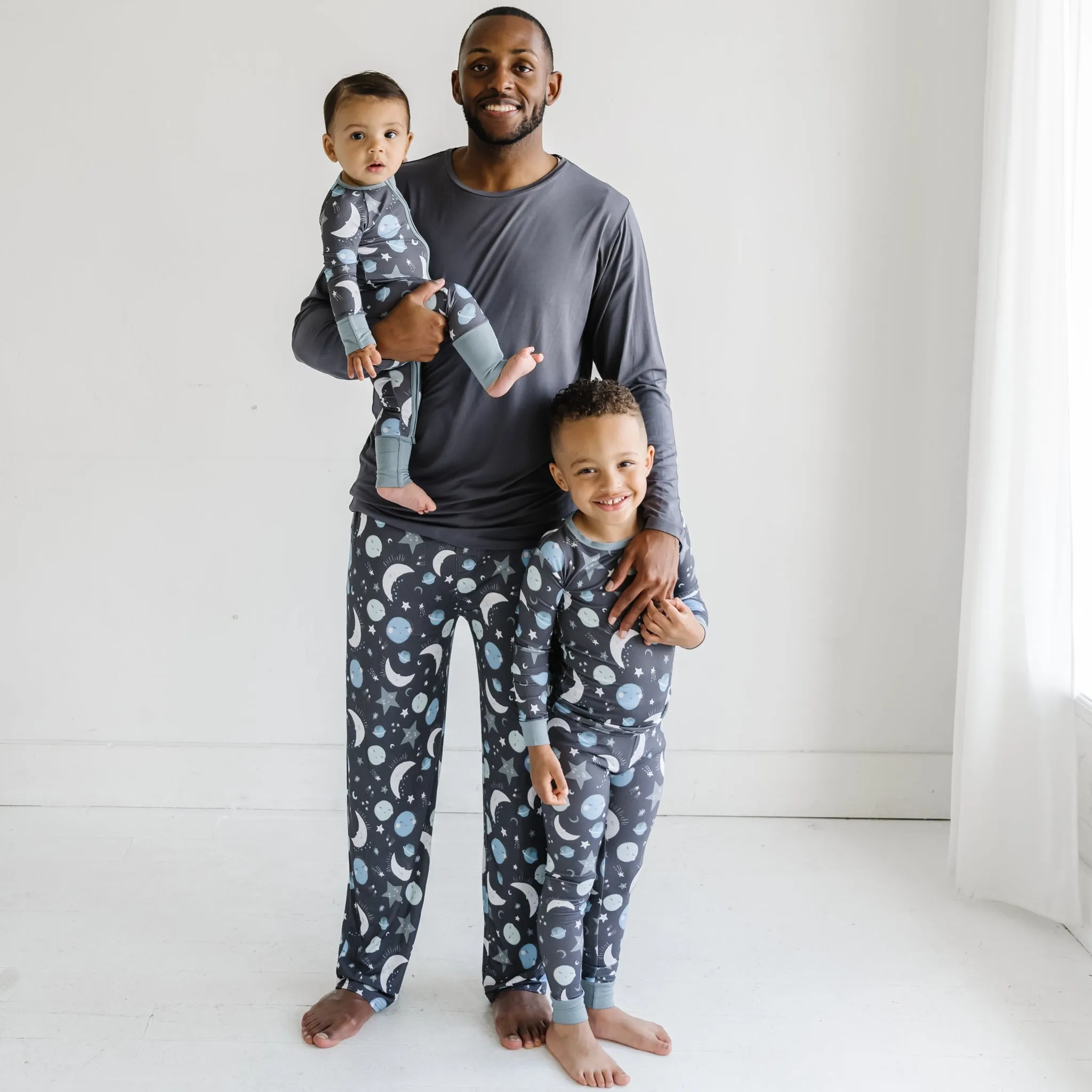 Blue To the Moon & Back Men's Pajama Pants