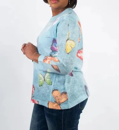 Butterfly Print Shirt