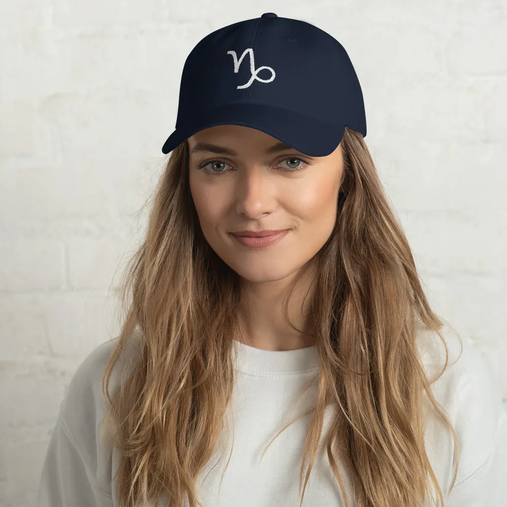Capricorn Symbol Dad Hat