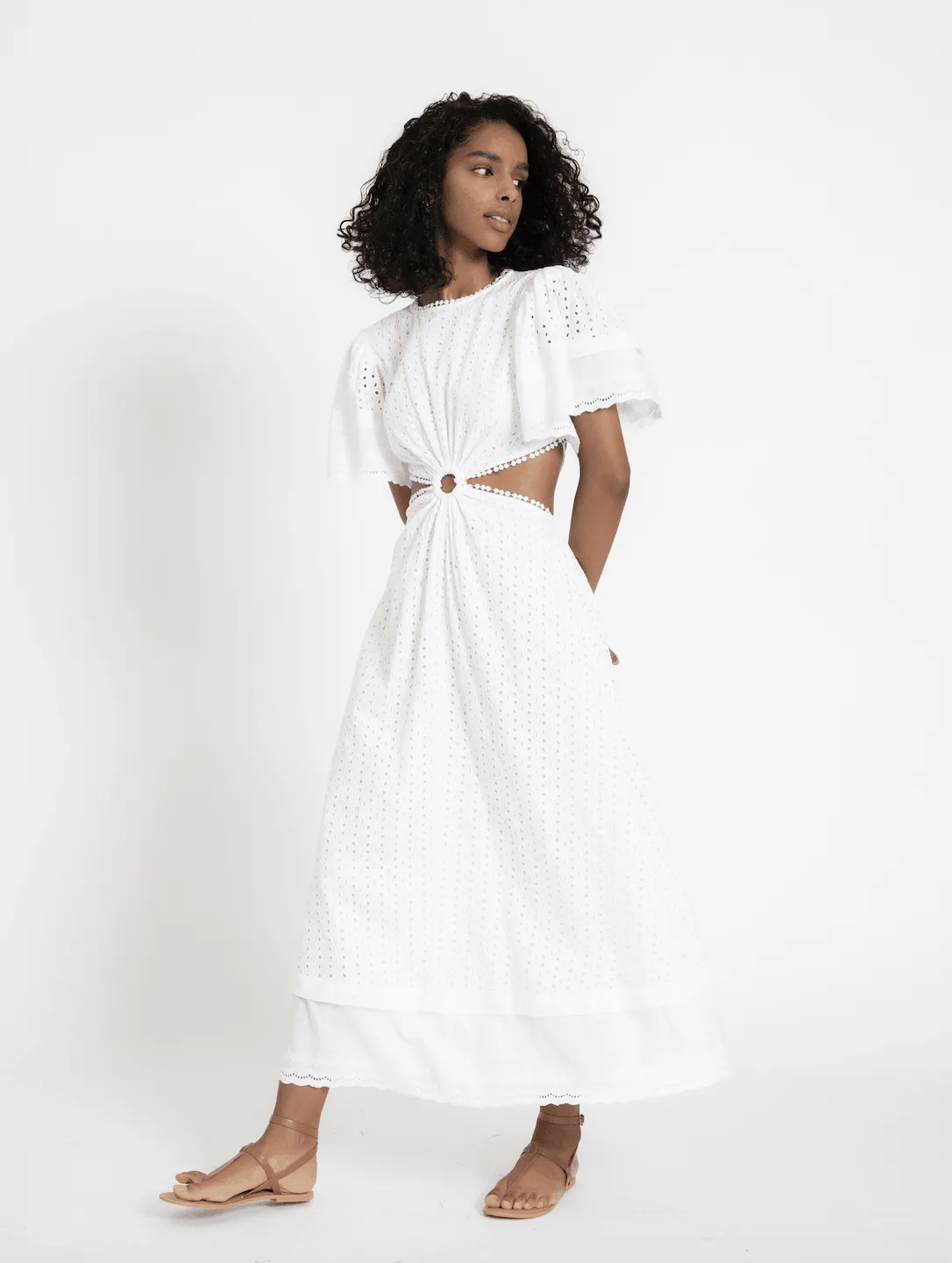 Caroline Cut out Maxi Dress