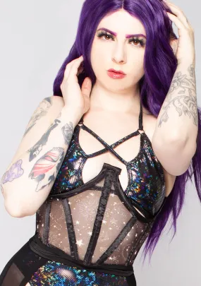 Celestial Mesh Underbust Cincher