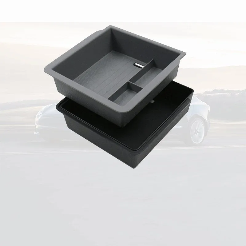 Center Armrest Storage Box Double-Layered  for Tesla Model 3 Highland