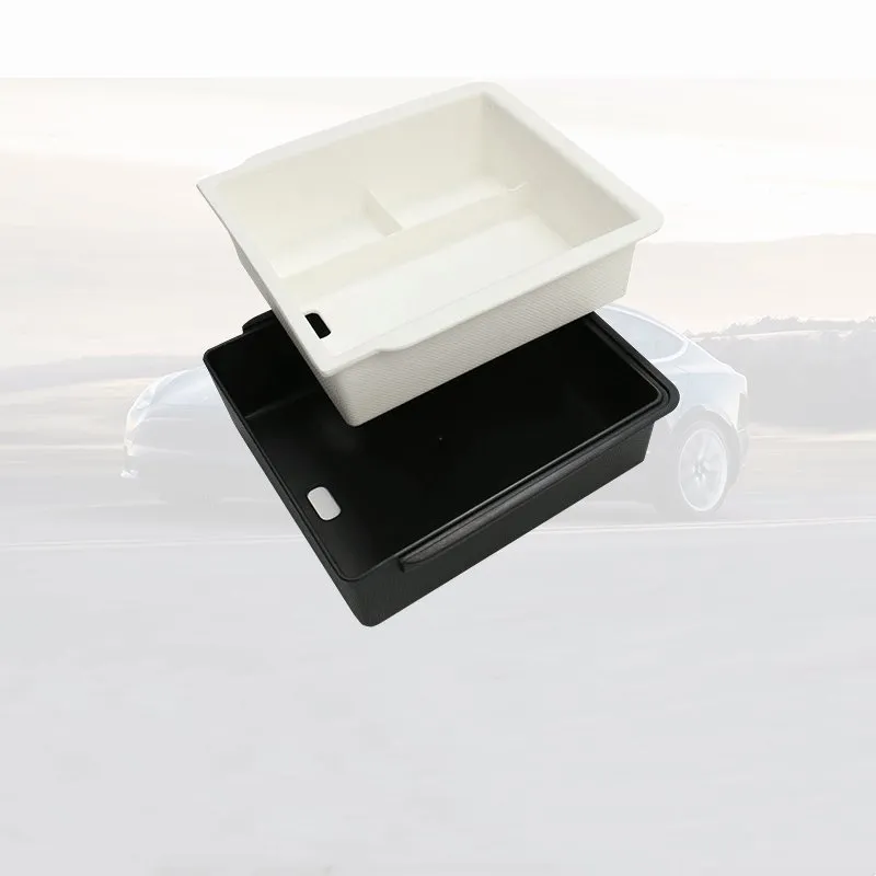 Center Armrest Storage Box Double-Layered  for Tesla Model 3 Highland