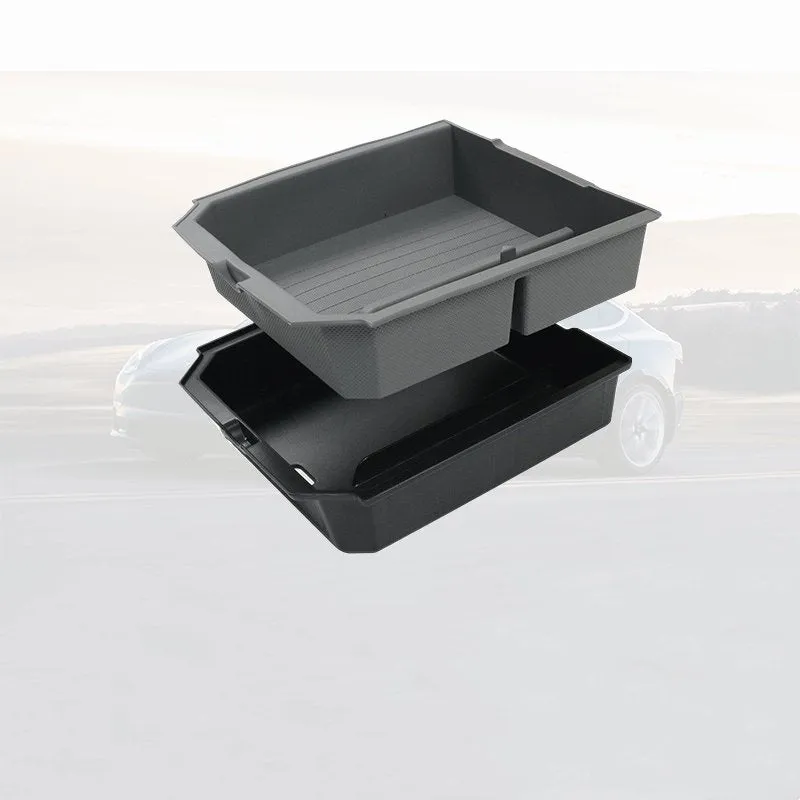 Center Armrest Storage Box Double-Layered  for Tesla Model 3 Highland