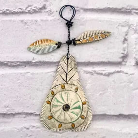 Ceramic Pear Hanging Decoration