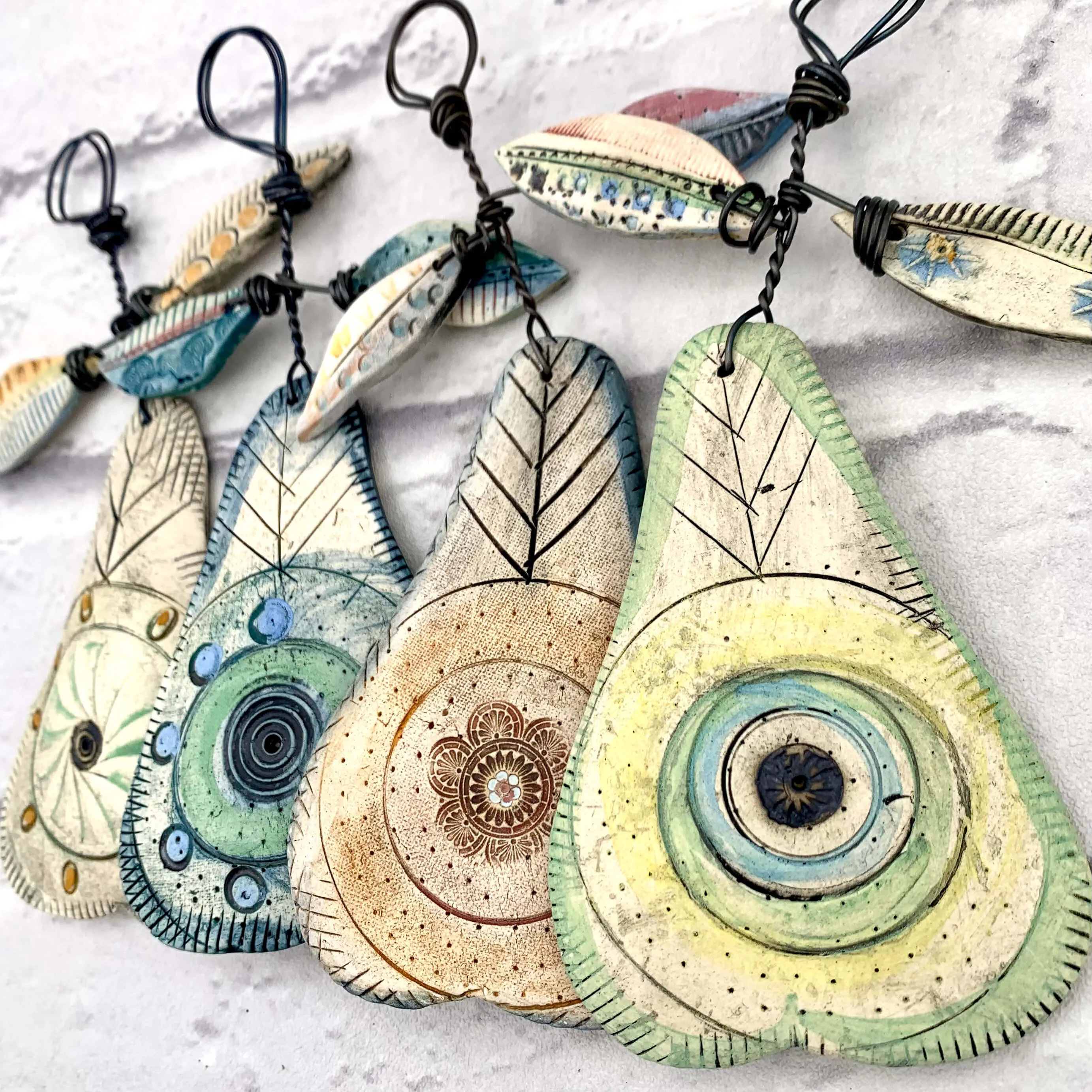 Ceramic Pear Hanging Decoration