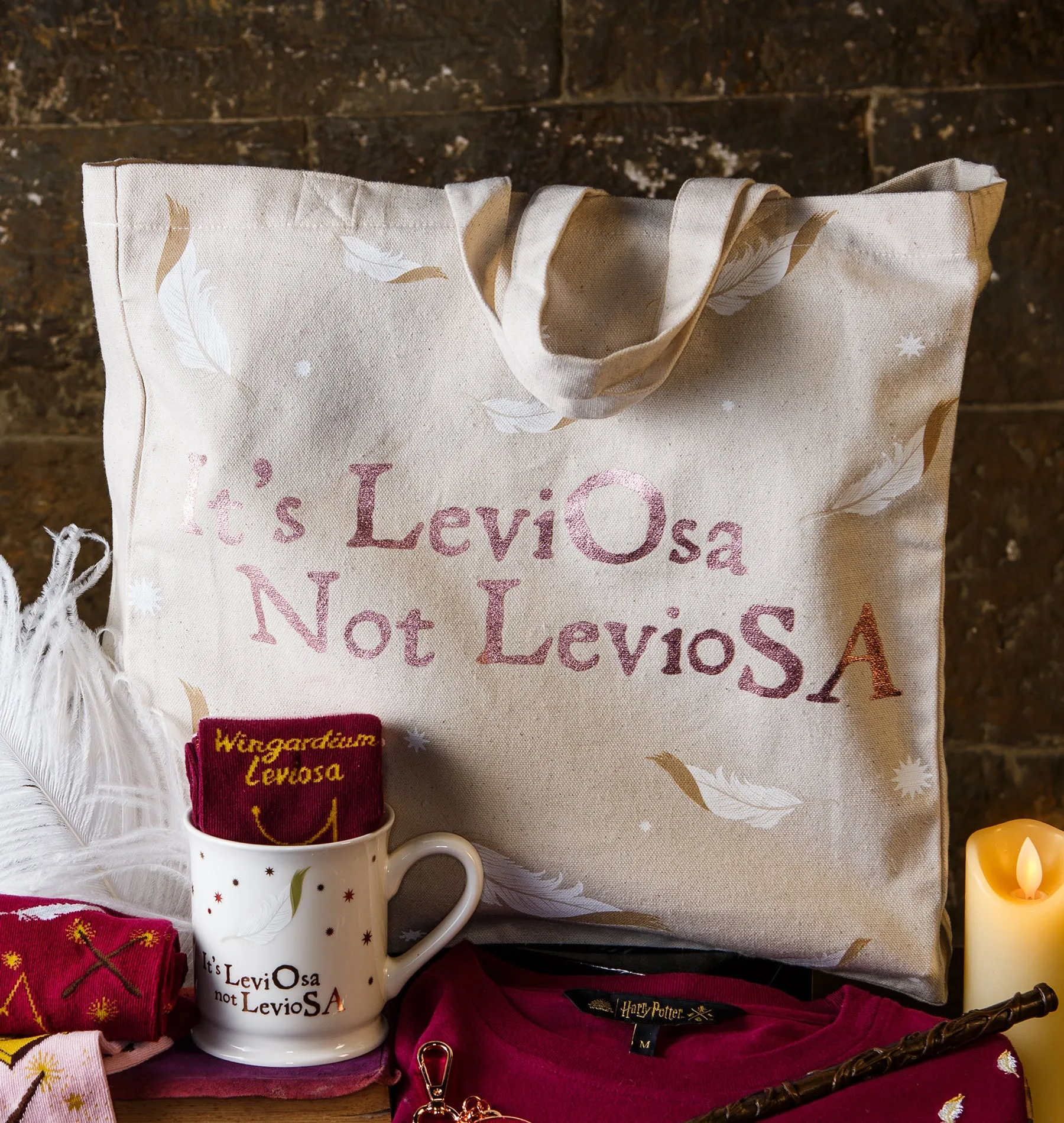 Charms Canvas Tote