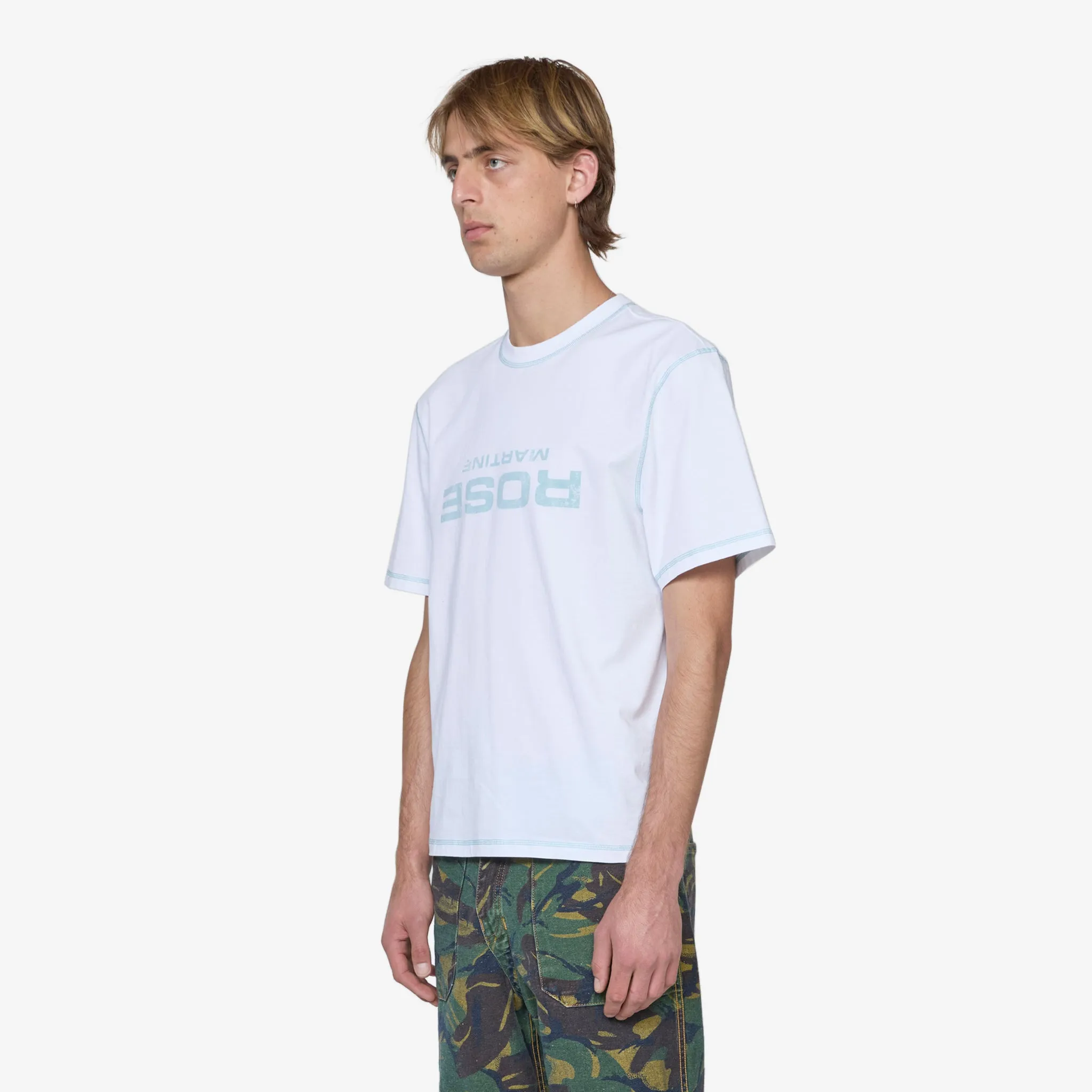 Classic T-Shirt White Rose