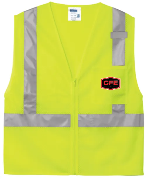 CornerStone® ANSI 107 Class 2 Mesh Zippered Vest