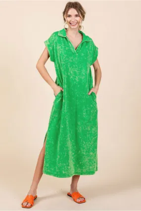 Cotton Midi Dress