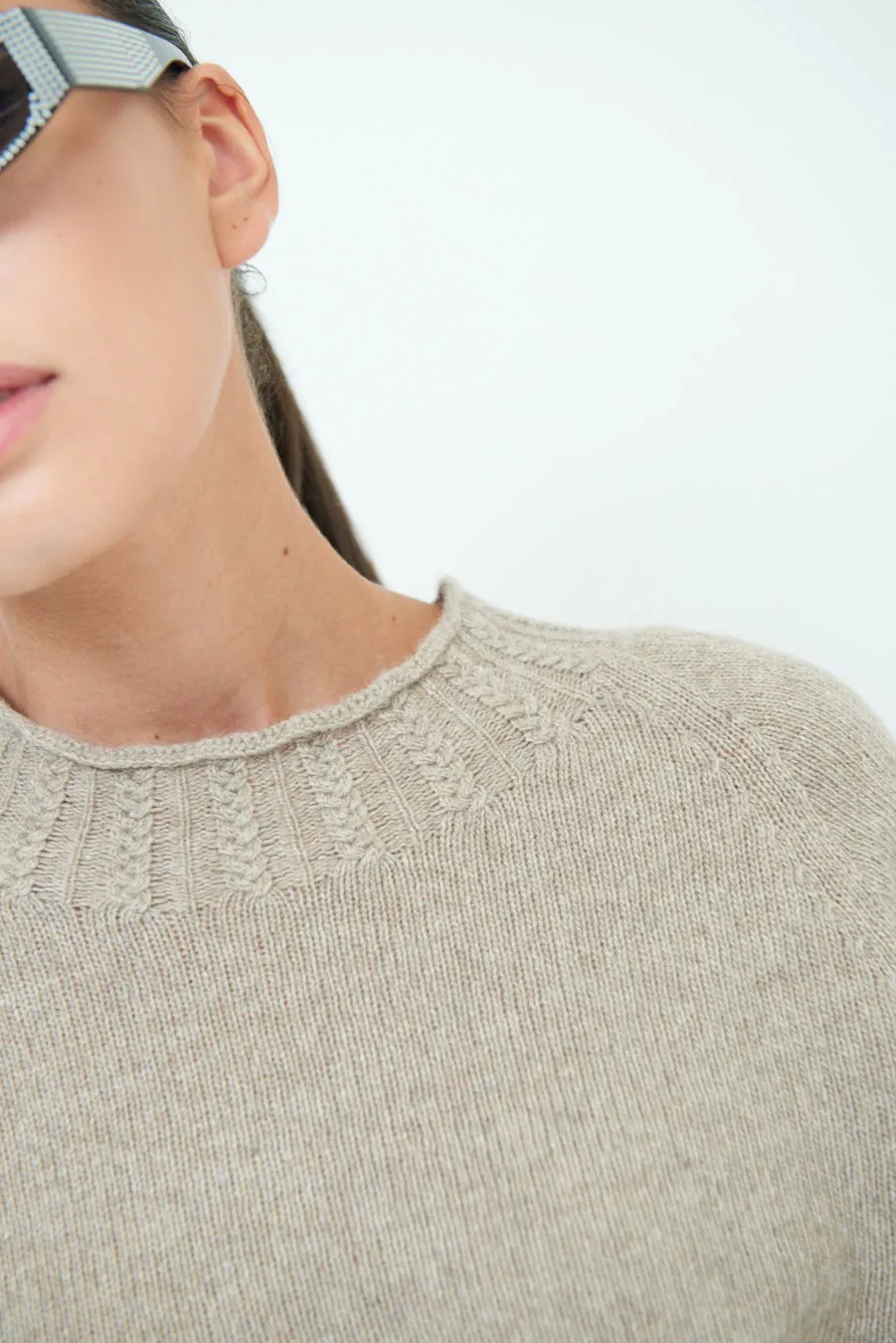 Cozy balloon sleeve sweater wholesale