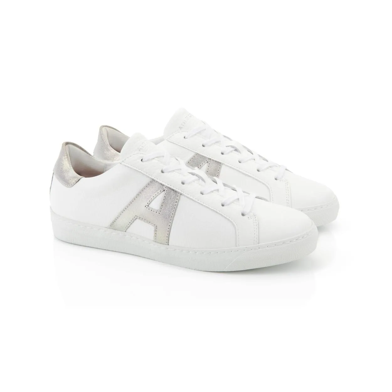 Cru Signature: White & Pearl Trainers