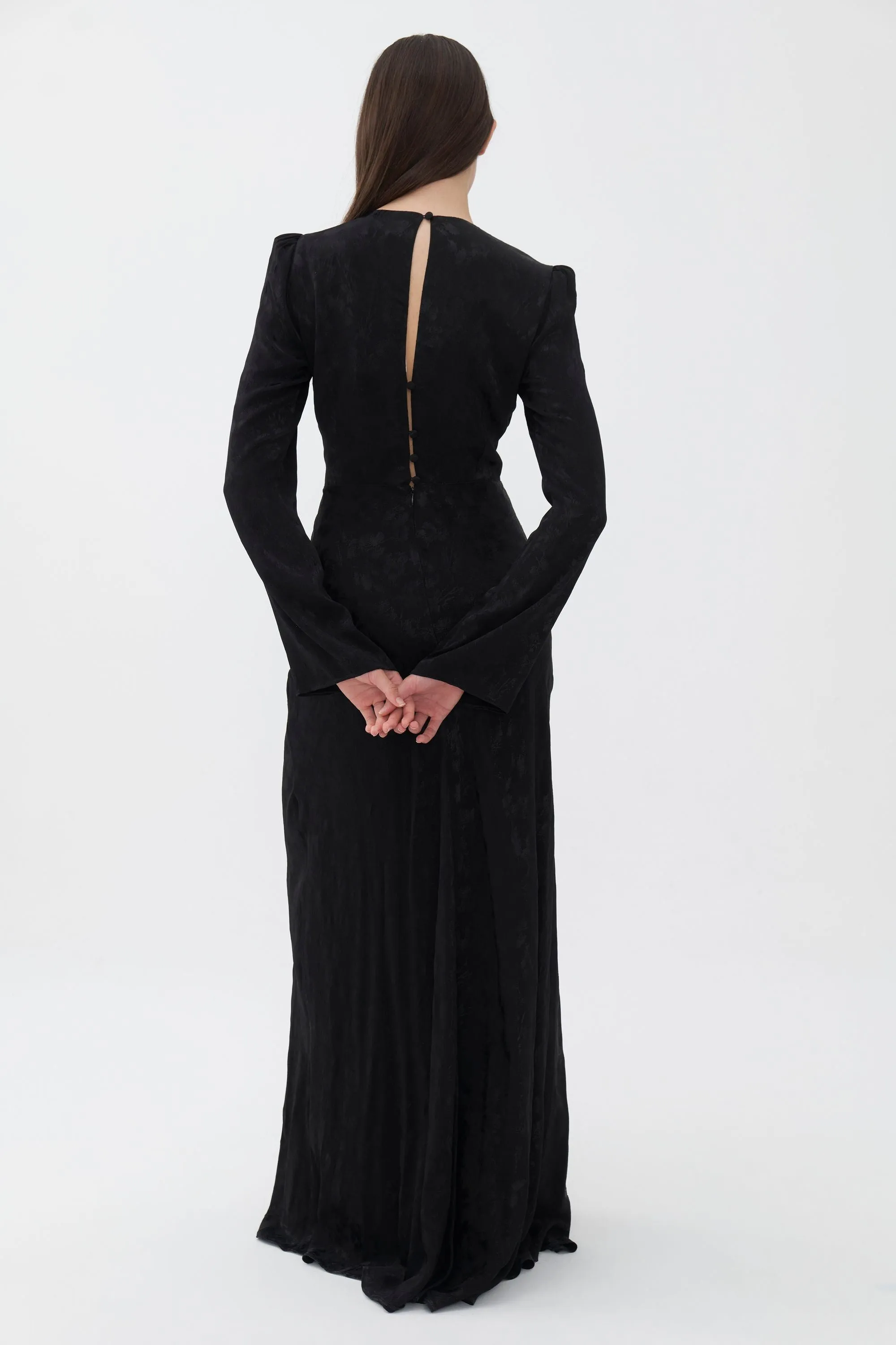 Cut-Out Long Dress
