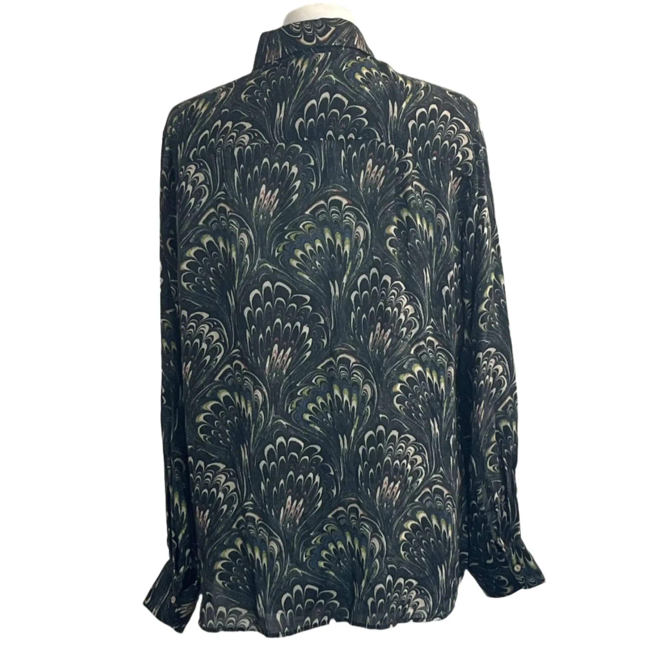 Diega Marbled Earth Tone Shirt L