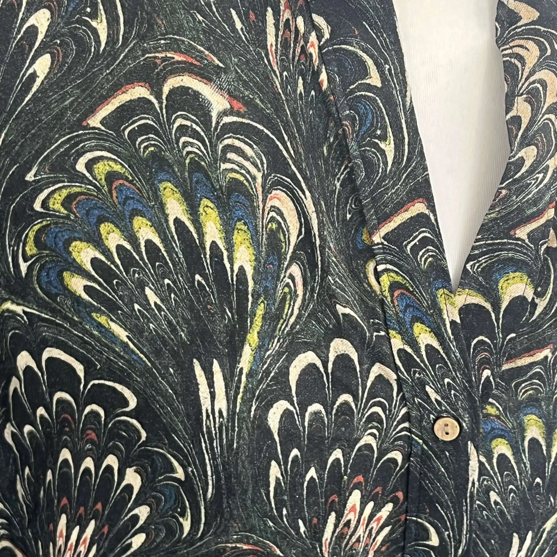 Diega Marbled Earth Tone Shirt L