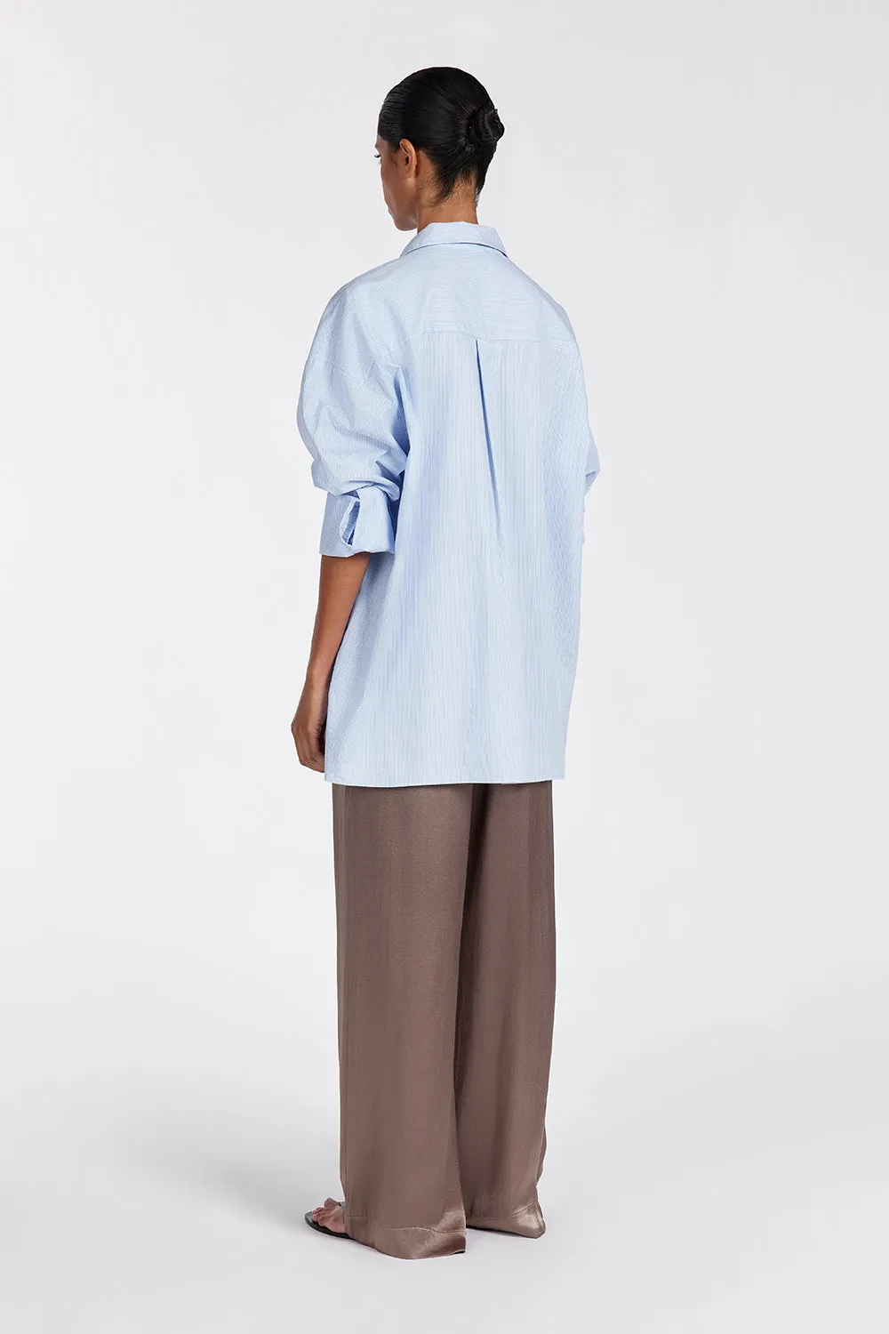 EVE LATTE SATIN PANT