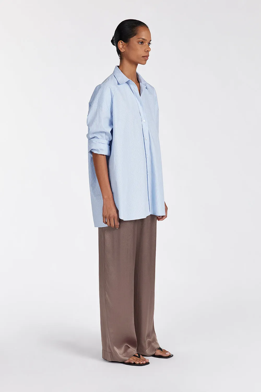 EVE LATTE SATIN PANT
