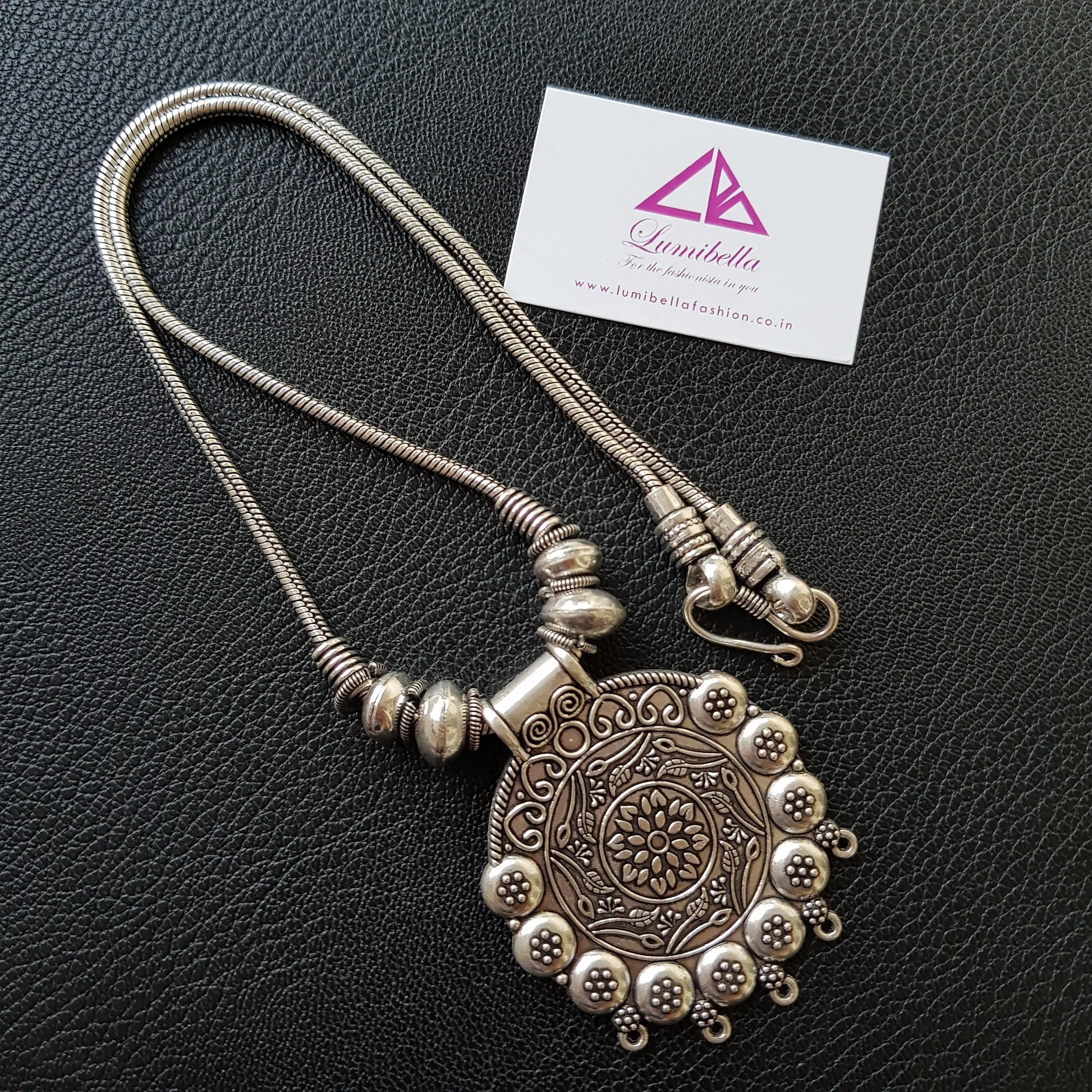 Floral patterned long Necksets