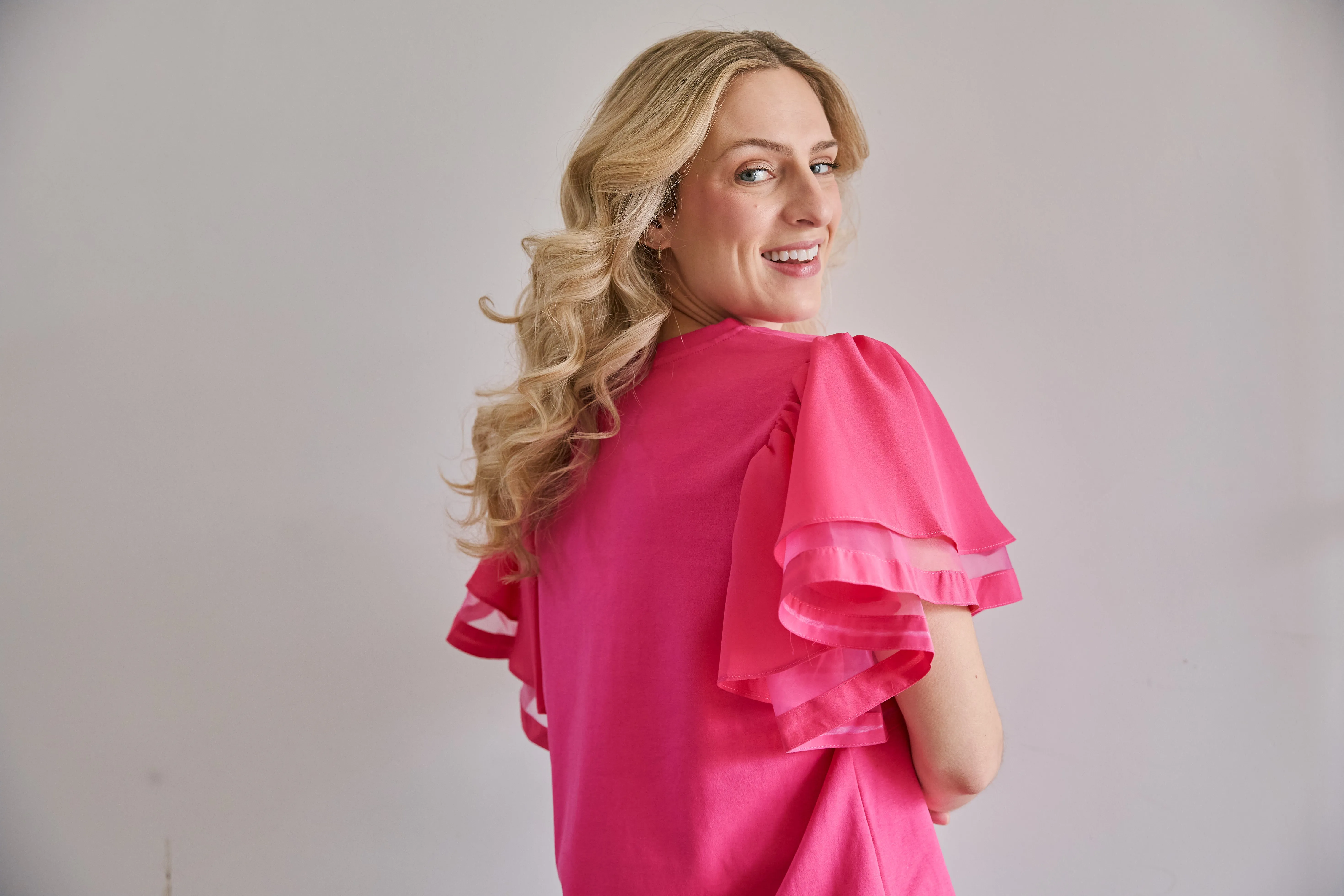 Flutter Sleeve Top