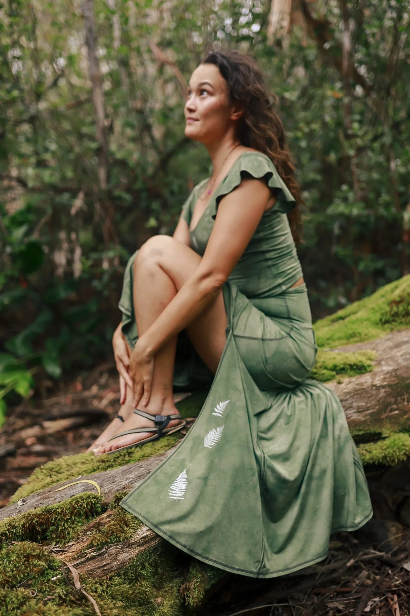 Forest Visionary Flutter Top