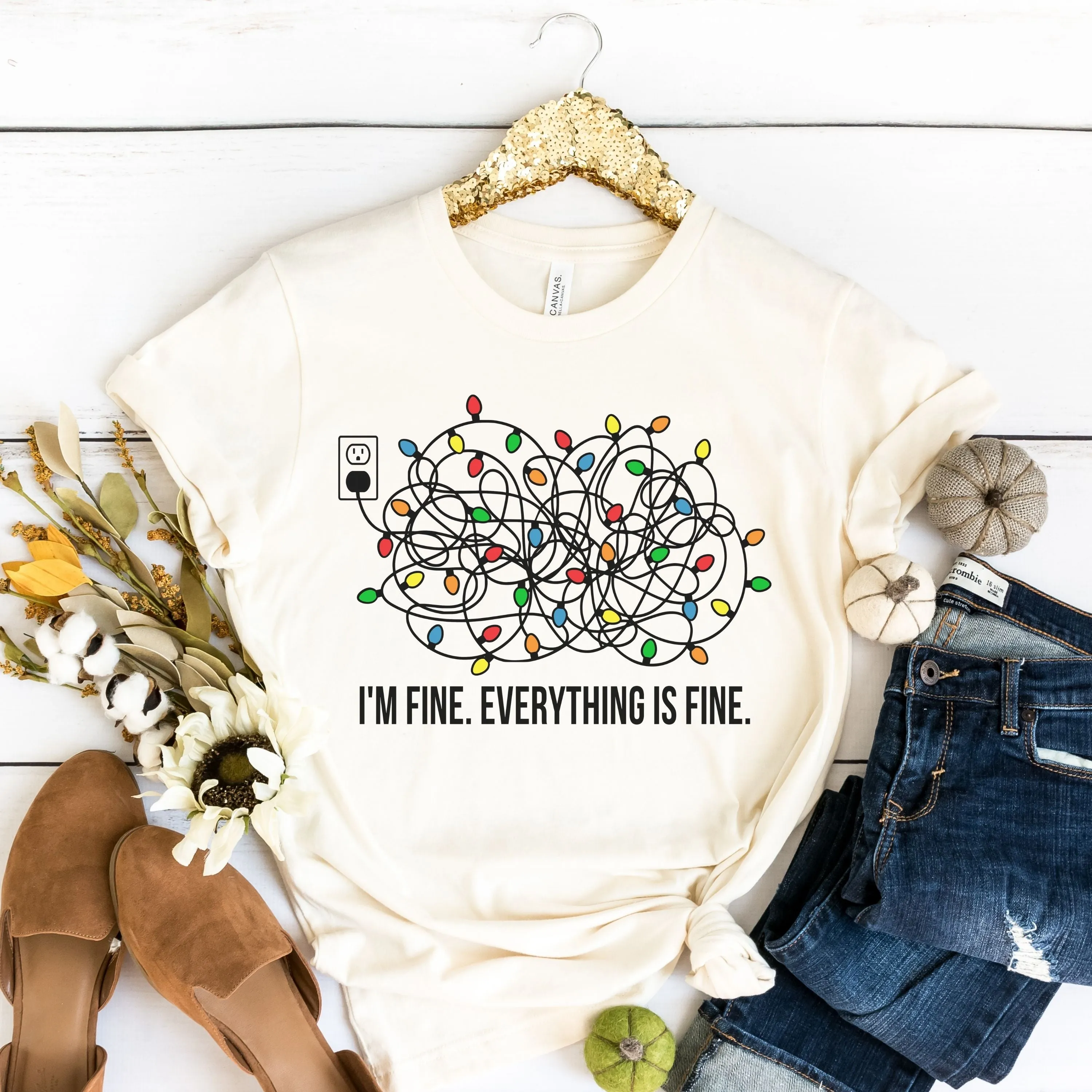 Funny Christmas Lights T-Shirt