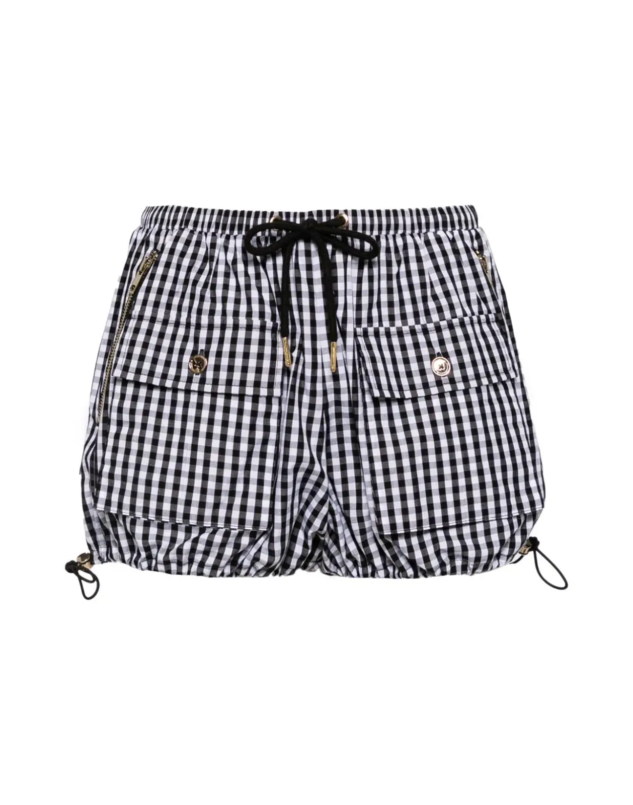 Geneva Gingham Cargo Shorts