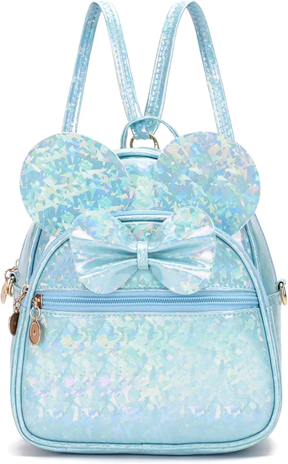 Girls Bowknot Polka Dot Cute Mini Backpack