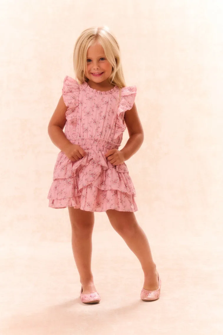 Girls Decker Cotton Floral Dress