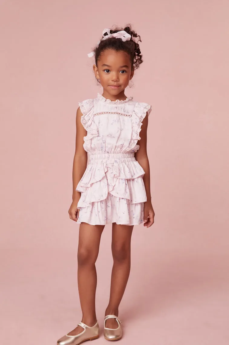 Girls Decker Floral Cotton Dress