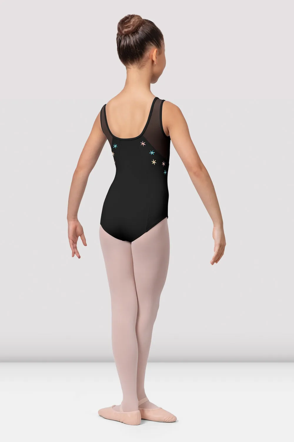 Girls Garcia Mesh Bodice Leotard