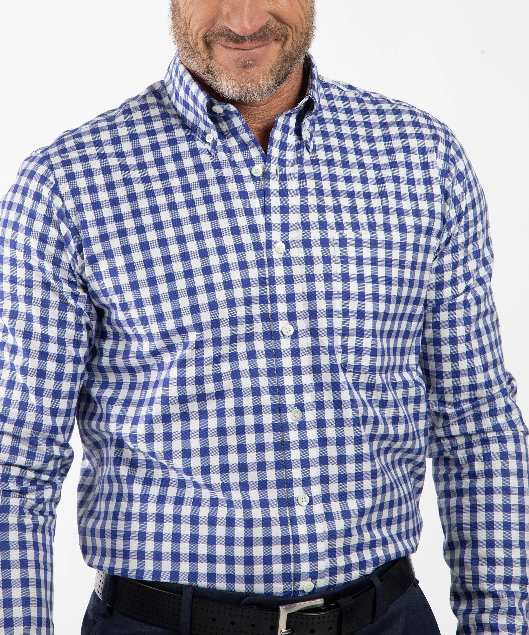 Heritage Oxford Gingham Long Sleeve Sport Shirt