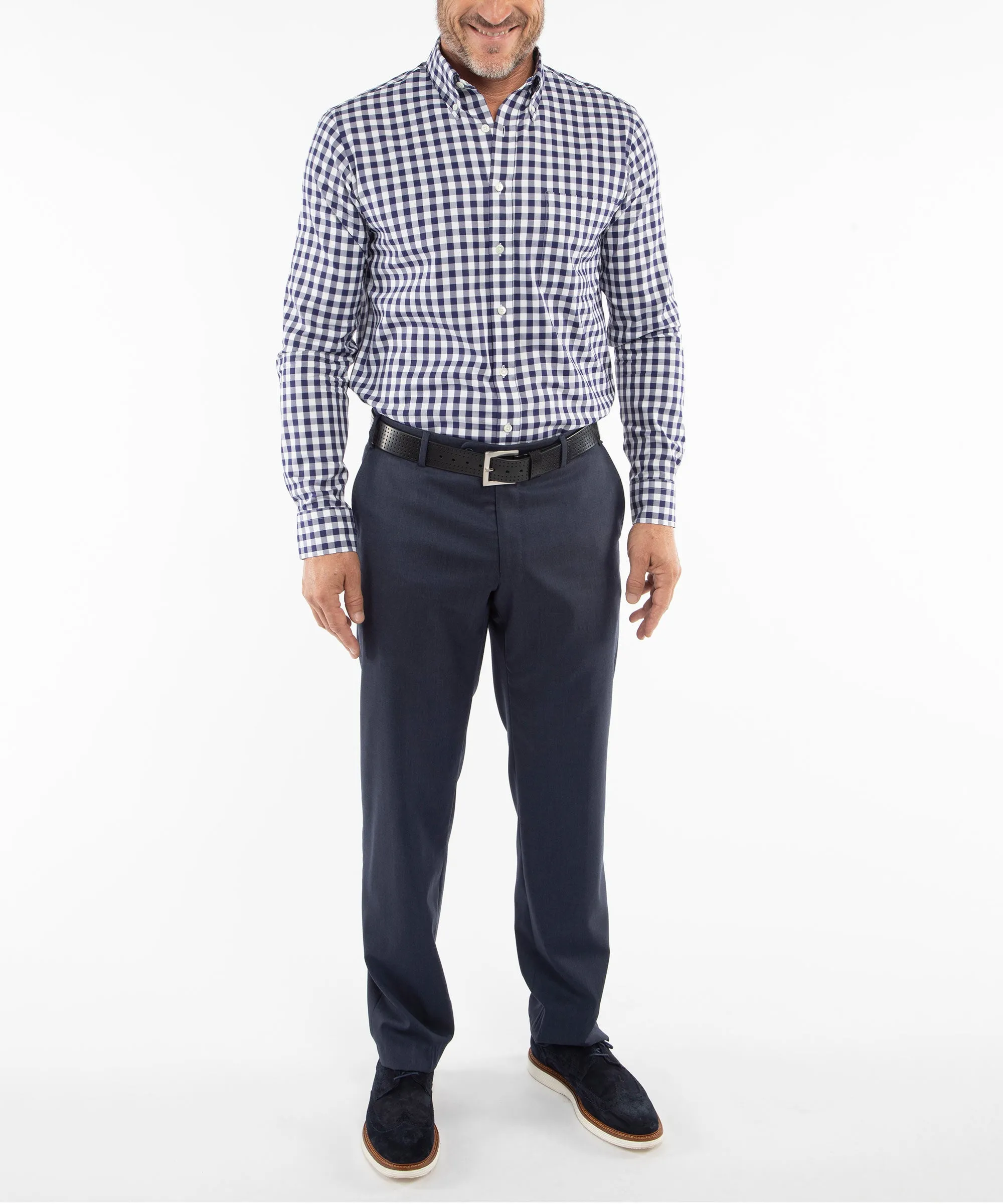 Heritage Oxford Gingham Long Sleeve Sport Shirt
