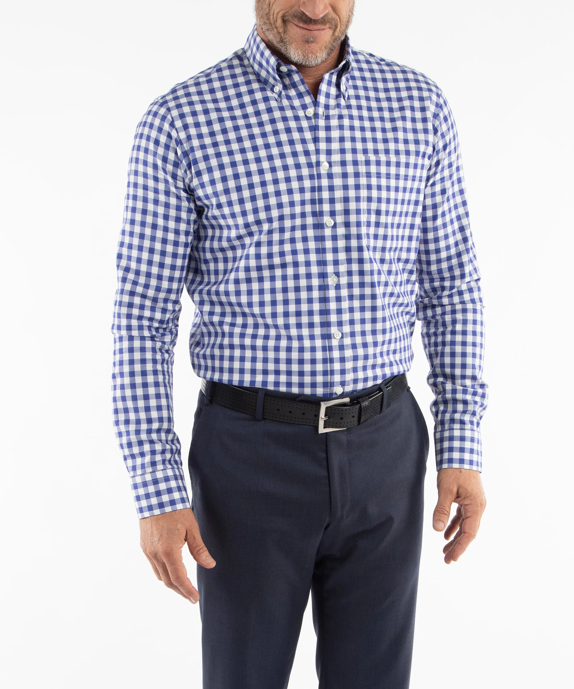 Heritage Oxford Gingham Long Sleeve Sport Shirt