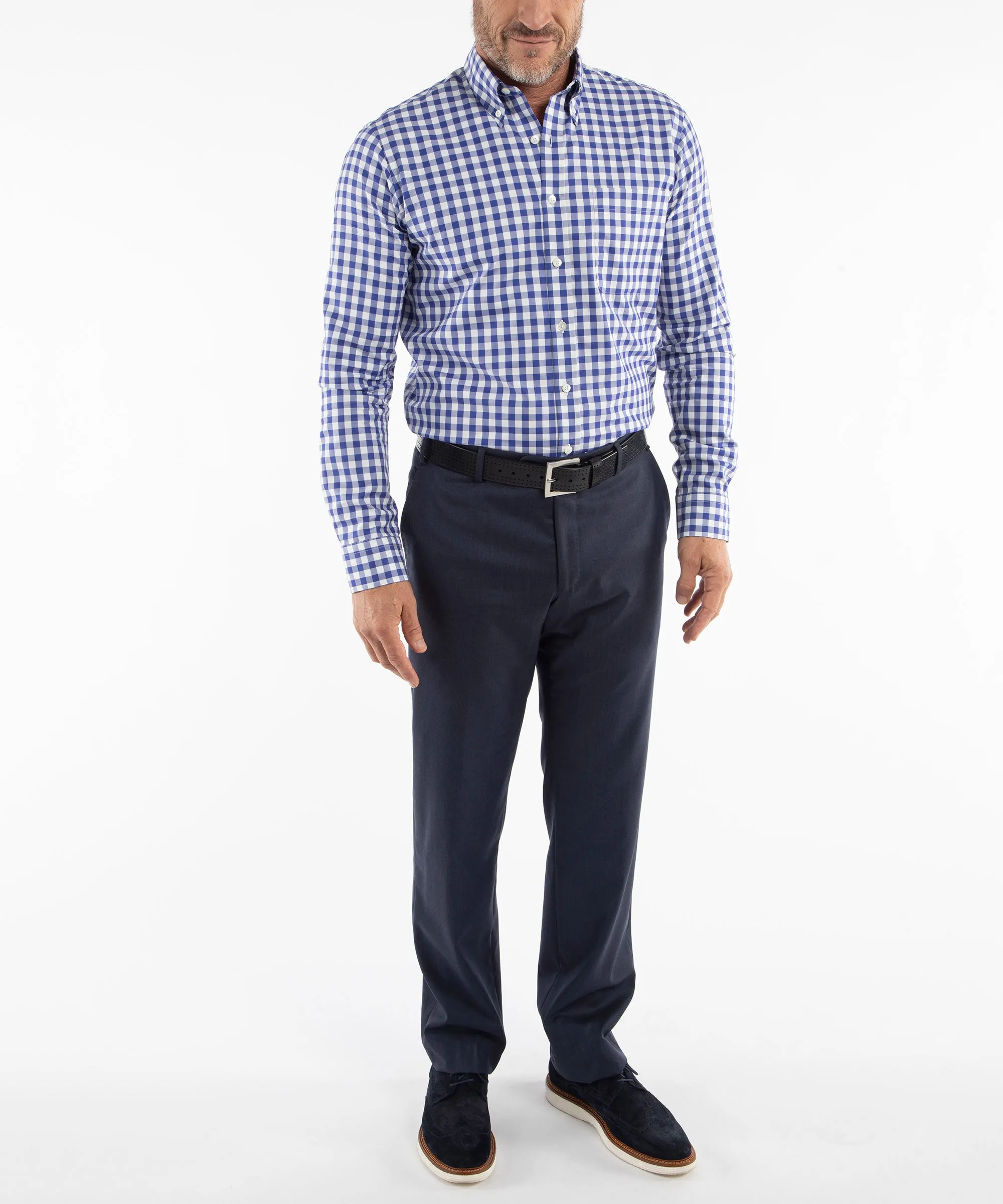 Heritage Oxford Gingham Long Sleeve Sport Shirt